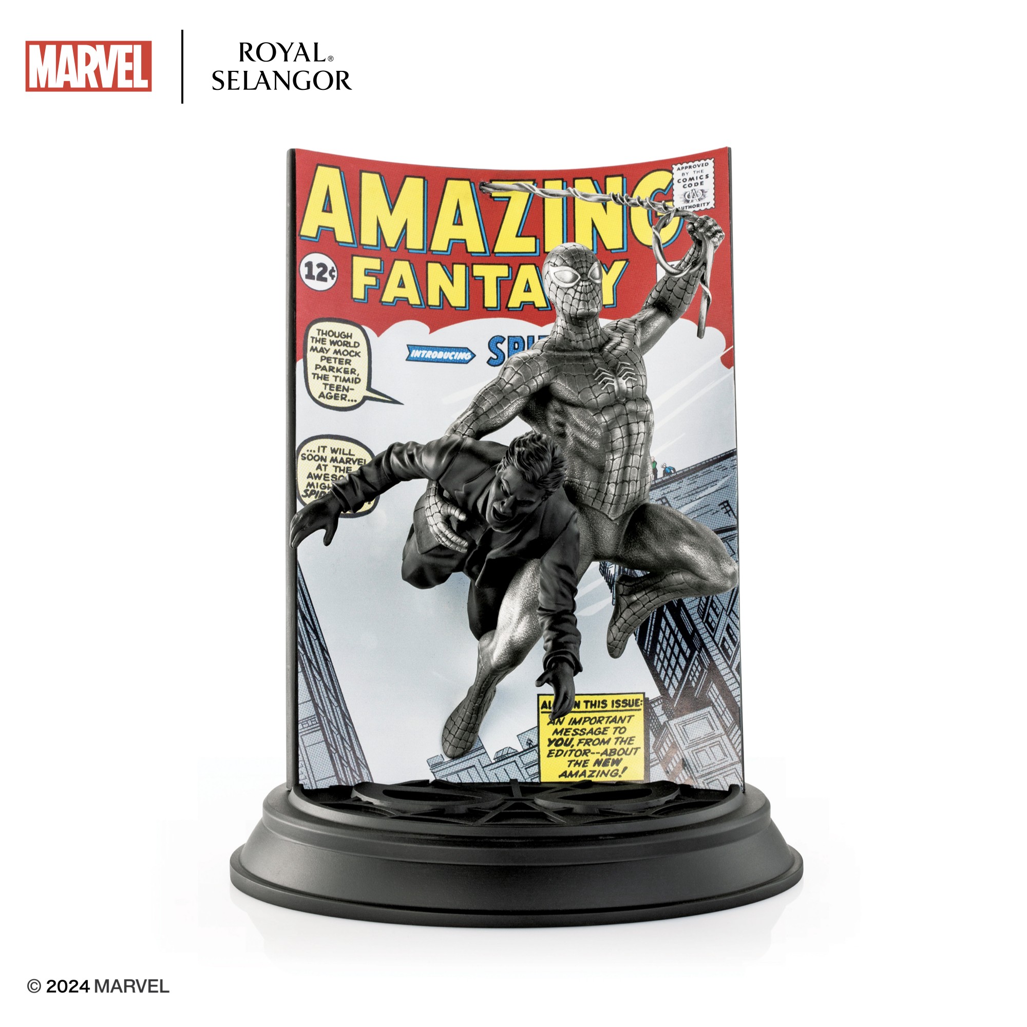 Royal Selangor Amazing Fantasy #15 pewter sculpture
