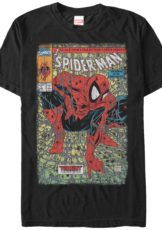 Licensed Spider-Man Torment cover shirt