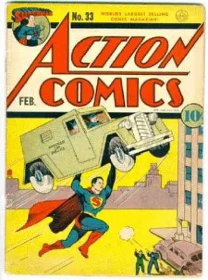 Action Comics 33 — Regular cover