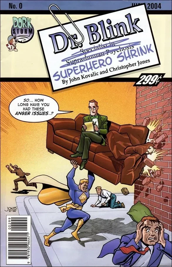 Dr. Blink: Superhero Shrink 0 — Regular cover