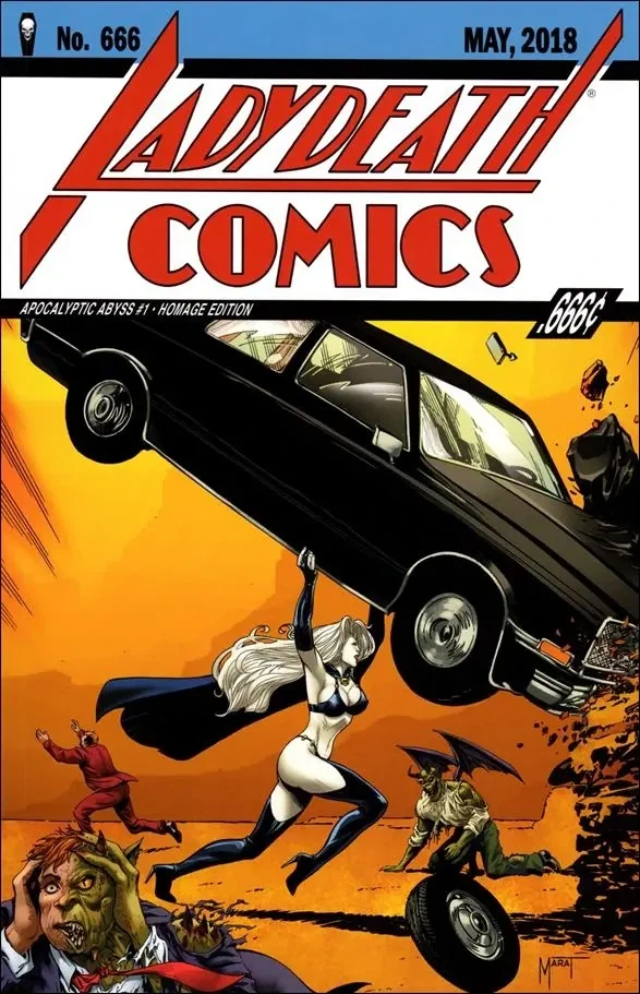 Lady Death: Apocalyptic Abyss 1 — Marat Mychaels Homage Variant