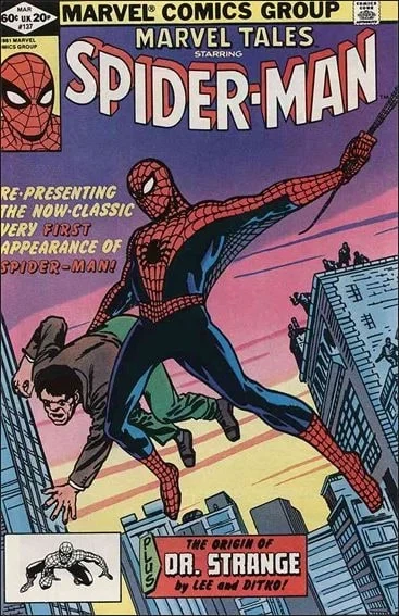 Marvel Tales #137, an Amazing Fantasy #15 homage cover by Not individually credited in available indices