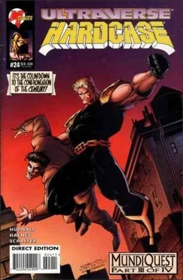 Hardcase #24, an Amazing Fantasy #15 homage cover by M. C. Wyman (pencils) / Mark Morales (inks)