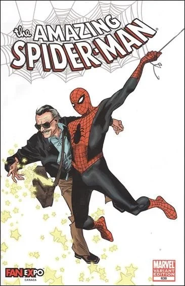Amazing Spider-Man #638, an Amazing Fantasy #15 homage cover by Olivier Coipel