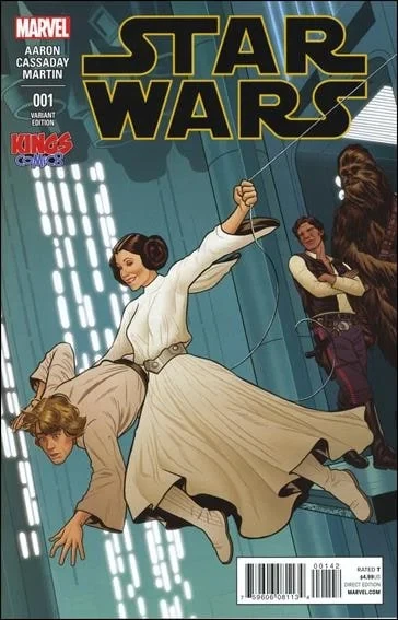 Star Wars #1, an Amazing Fantasy #15 homage cover by Joe Quinones