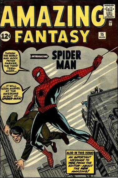 Amazing Fantasy #15 catalog cover