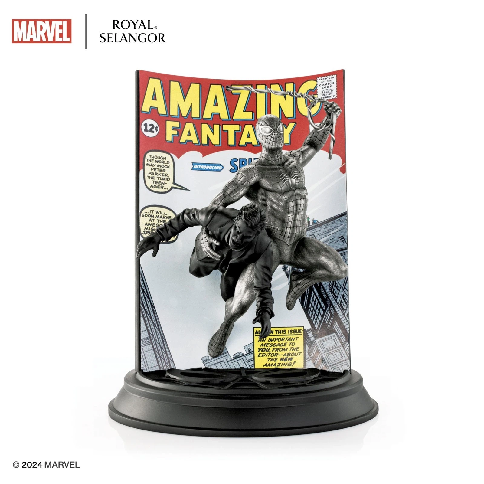 Royal Selangor Amazing Fantasy #15 pewter sculpture