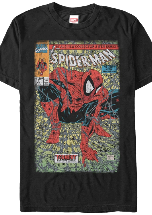 Licensed Spider-Man Torment cover shirt