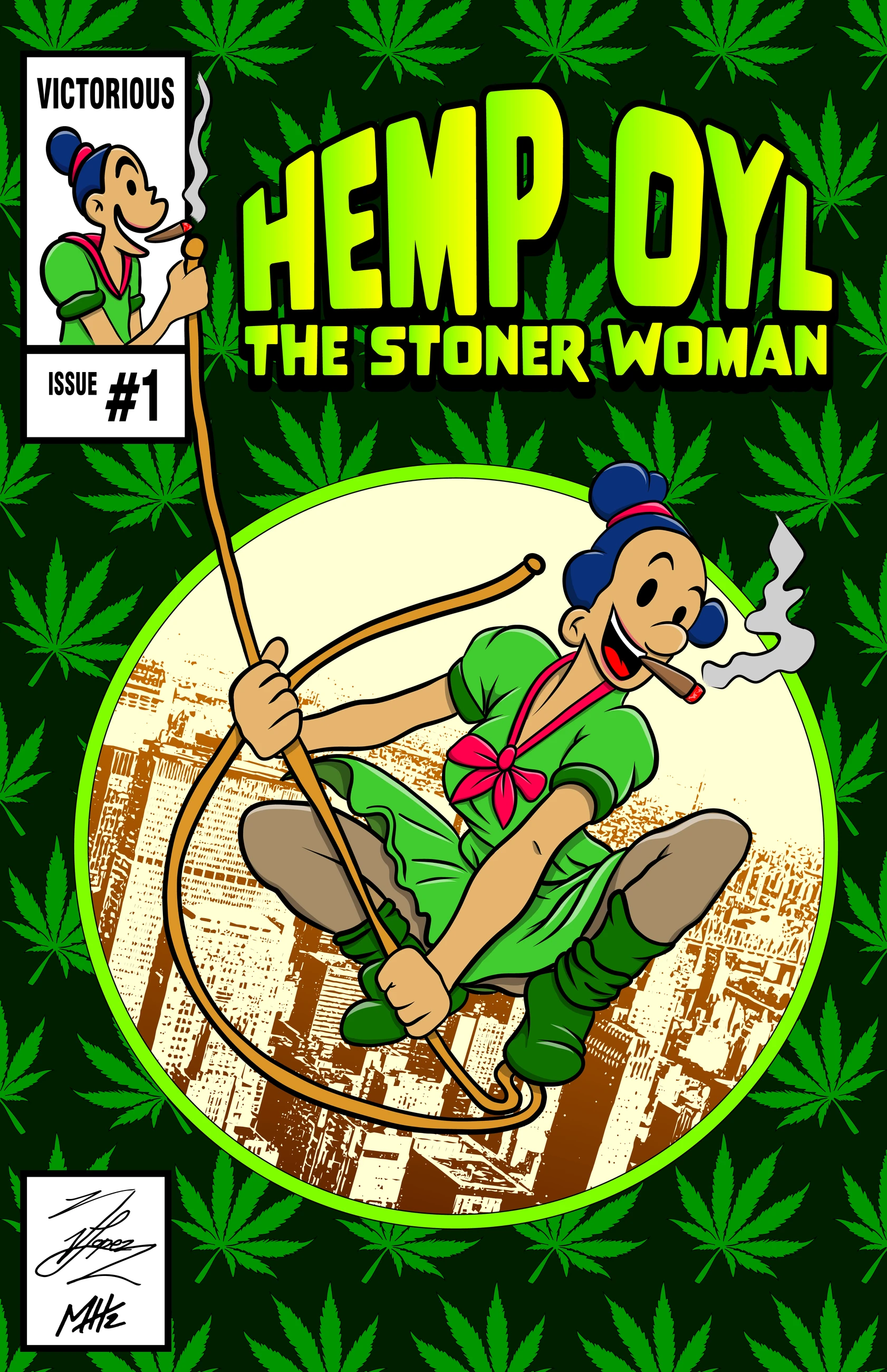 The Stoner Man 1 Victorious Lopez The Amazing Spider-Man #300 homage