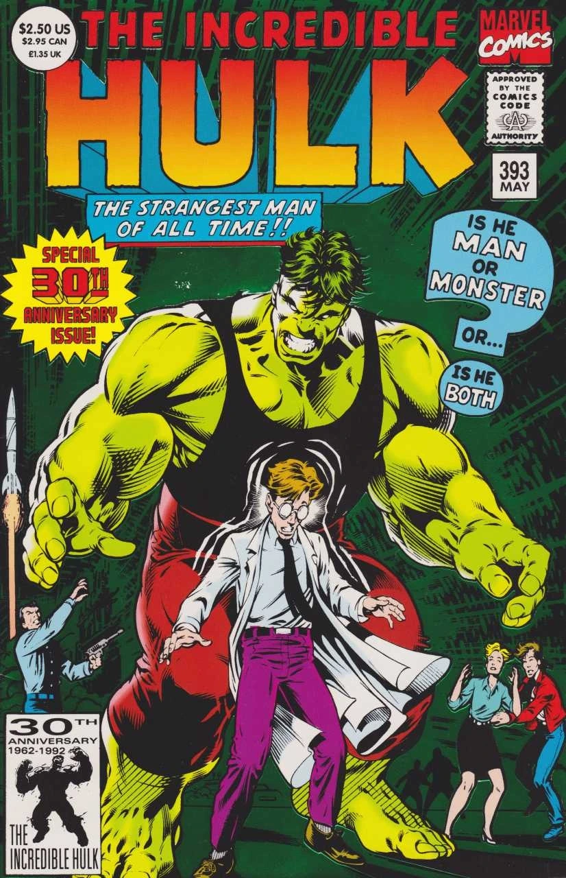 The Incredible Hulk #393 — Direct / Newsstand / Australian / Direct Second Printing, cover by Dale Keown