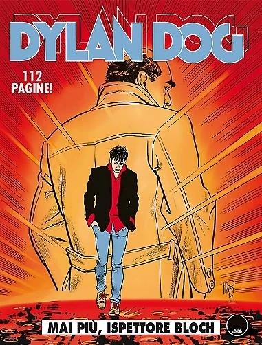 Dylan Dog #338 — regular cover ('Mai piu, ispettore Bloch')