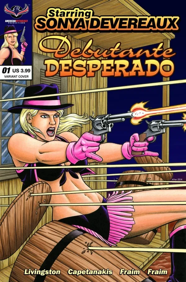 Starring Sonya Devereaux: Debutante Desperado #1 — Cover B — Blazing Barrels