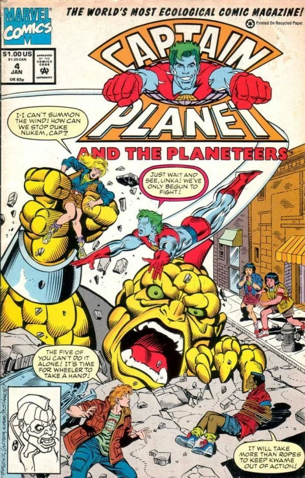 Captain Planet and the Planeteers #4 — Standard cover