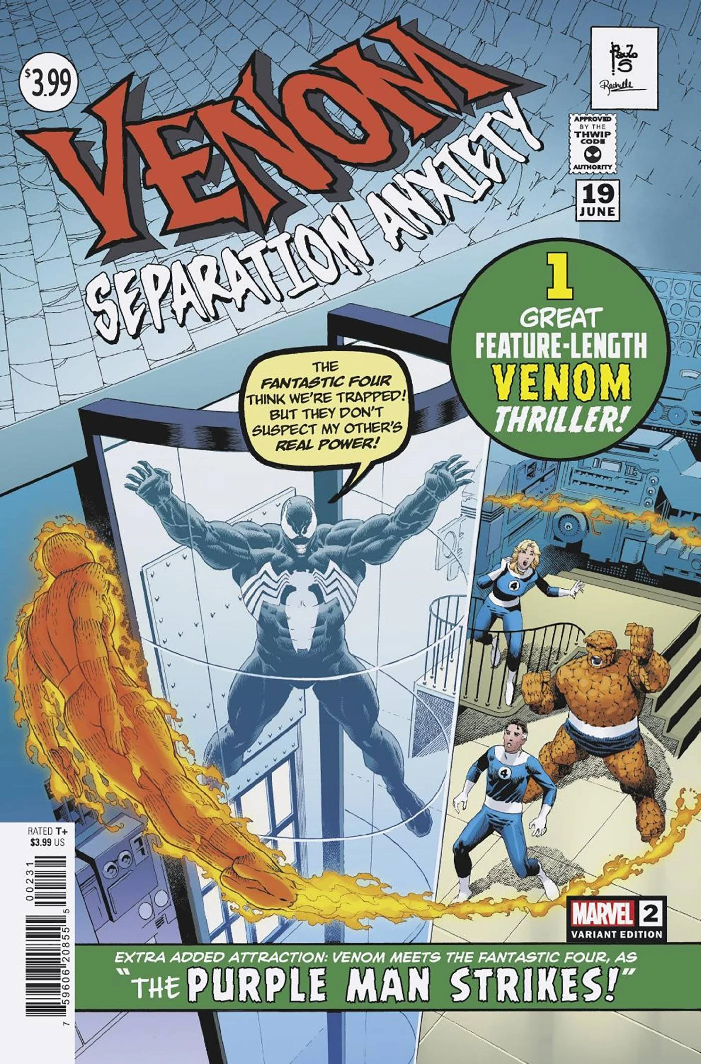Venom: Separation Anxiety #2 — Paulo Siqueira Homage Variant