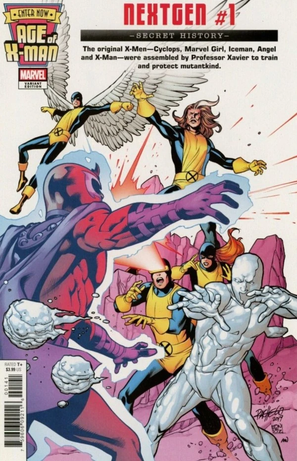 Age of X-Man: Nextgen #1 — Carlos Pacheco Secret History Opened Connecting Variant
