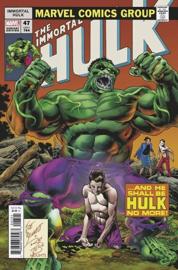 The Immortal Hulk #47 — Bennett Homage Variant, cover by Joe Bennett