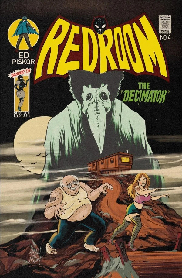 Red Room: Trigger Warnings #4 — HeroesCon 2022 Exclusive - Bombardier And Son Comics - Art By Trey Antley Variant