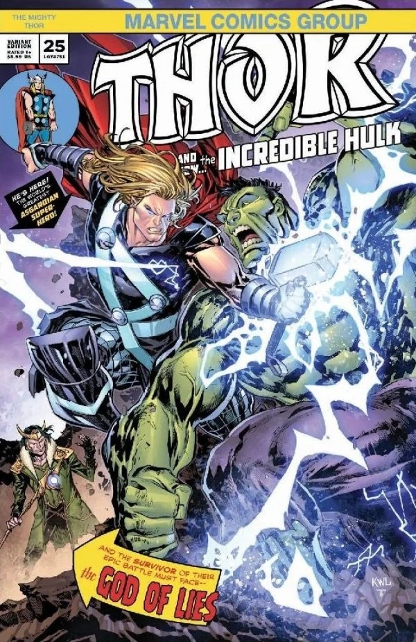Thor #25 — KRS Comics SDCC Lashley Variant, cover by Ken Lashley