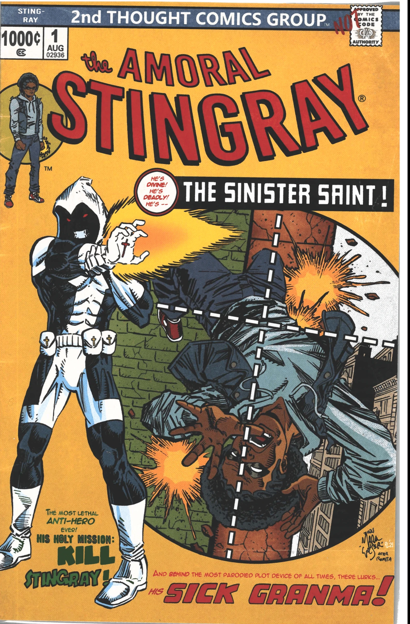 Amoral Stingray #1 — Rebels and Sinners — Kickstarter exclusive homage