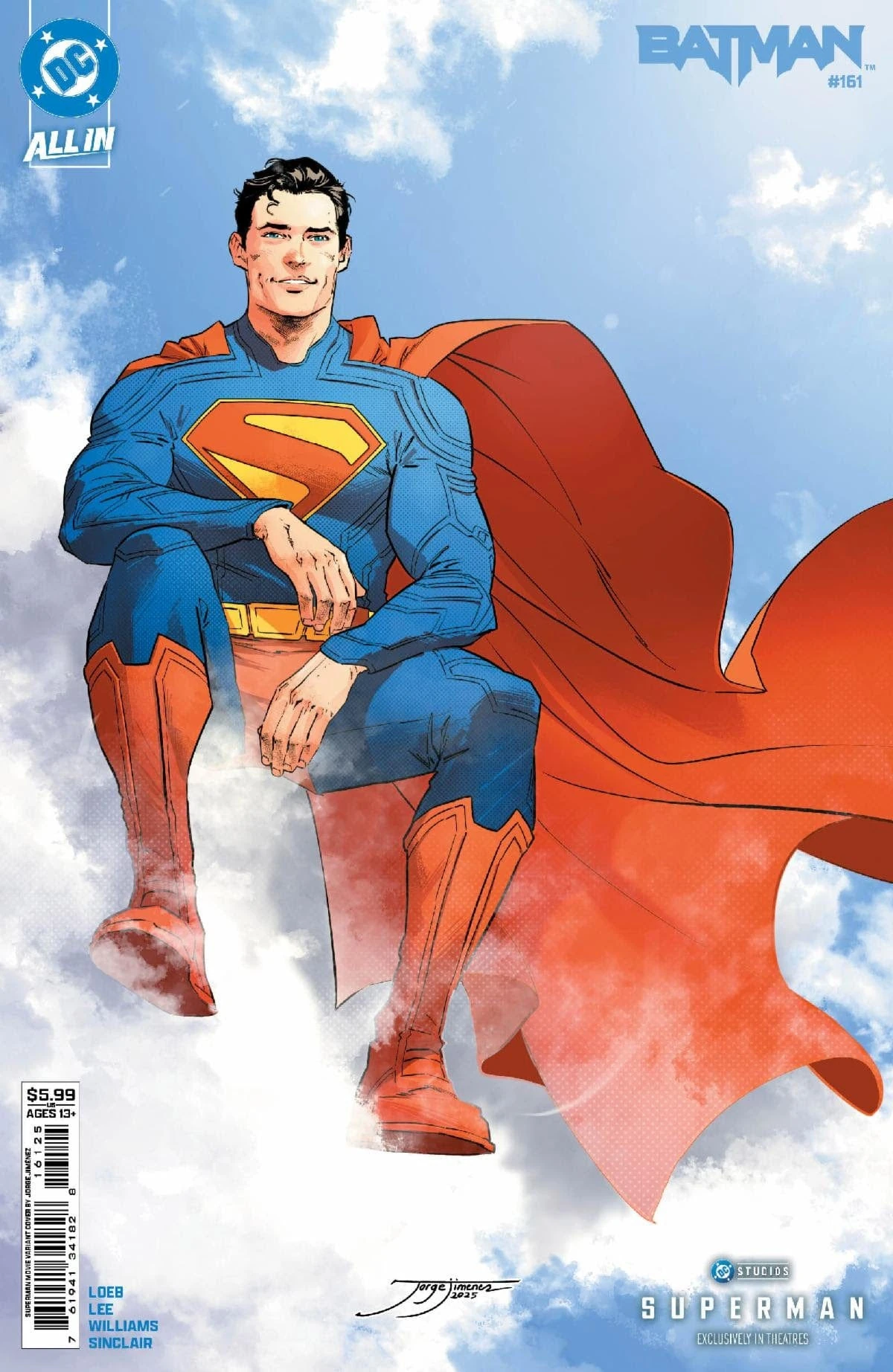 Batman #161 — Cover J Jorge Jiménez Superman Movie cardstock variant