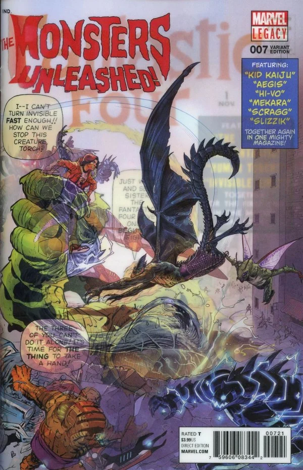 Monsters Unleashed #7 — Dan Mora Lenticular Homage Variant