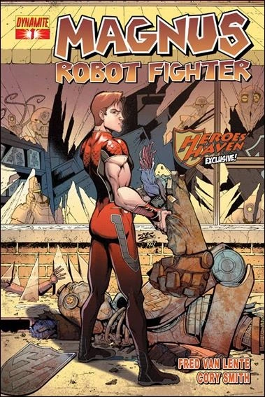 Magnus: Robot Fighter #1 — Heroes' Haven Ozzy Fernandez Variant, cover by Ozzy Fernandez