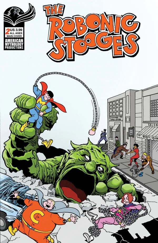 The Robonic Stooges #2 — Standard cover