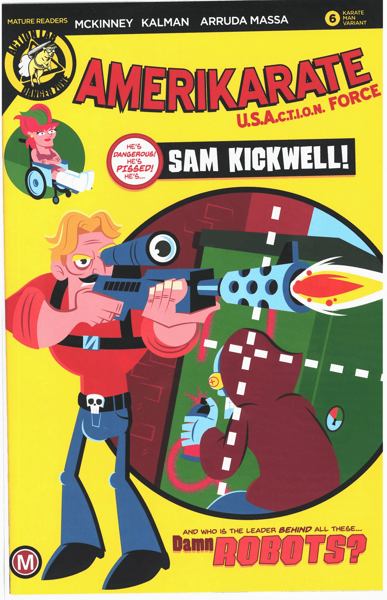 Amerikarate #6, Cover C — Karate Man variant