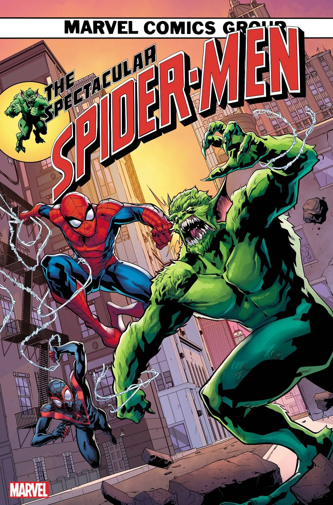 The Spectacular Spider-Men #2 — Will Sliney Homage Variant, cover by Will Sliney