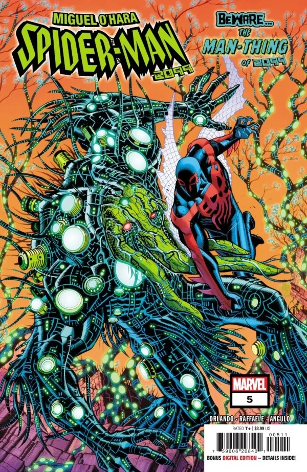 Miguel O'Hara: Spider-Man 2099 #5 — Standard cover, cover by Nick Bradshaw