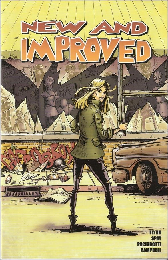 New and Improved #1 — John Burgin Homage Cover 1/250, cover by John Burgin