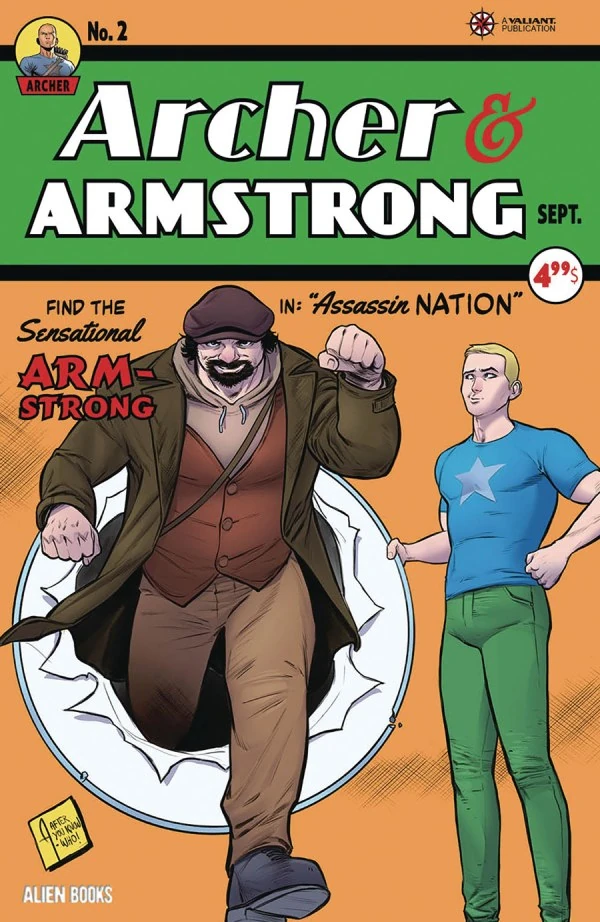 Archer & Armstrong: Assassin Nation #2 — Cover B Andres Ponce Variant
