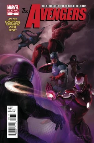 The Avengers #18 — 1:50 Ryan Meinerding Marvel Comics 50th Anniversary Variant