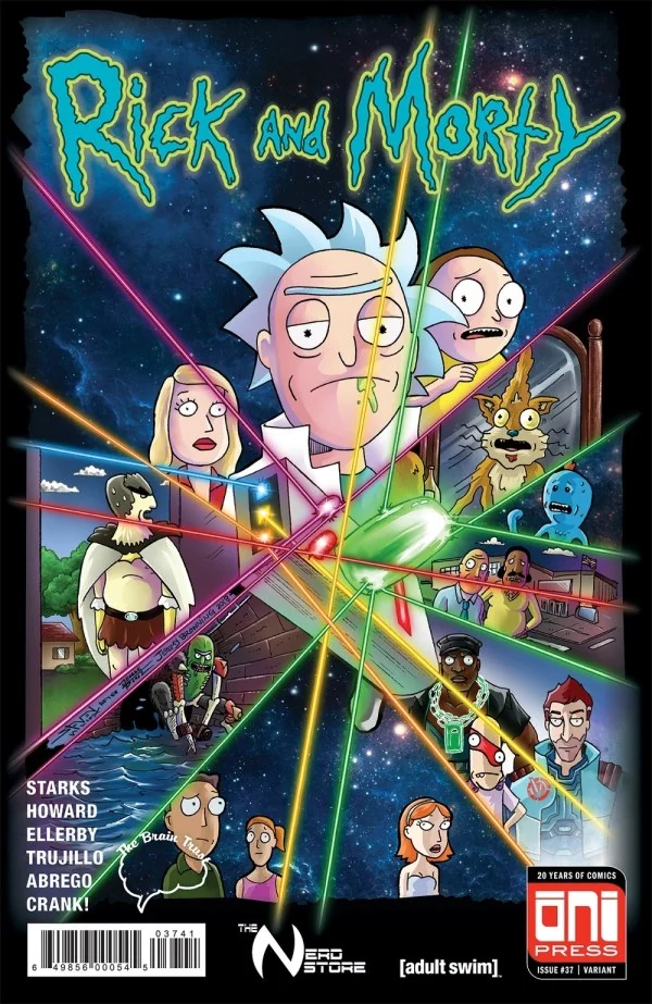 Rick and Morty #37 — The Brain Trust / The Nerd Store Steven Wilcox Variant