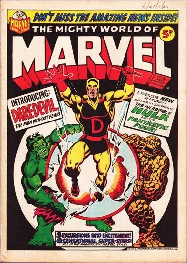 The Mighty World of Marvel #20 — Standard cover