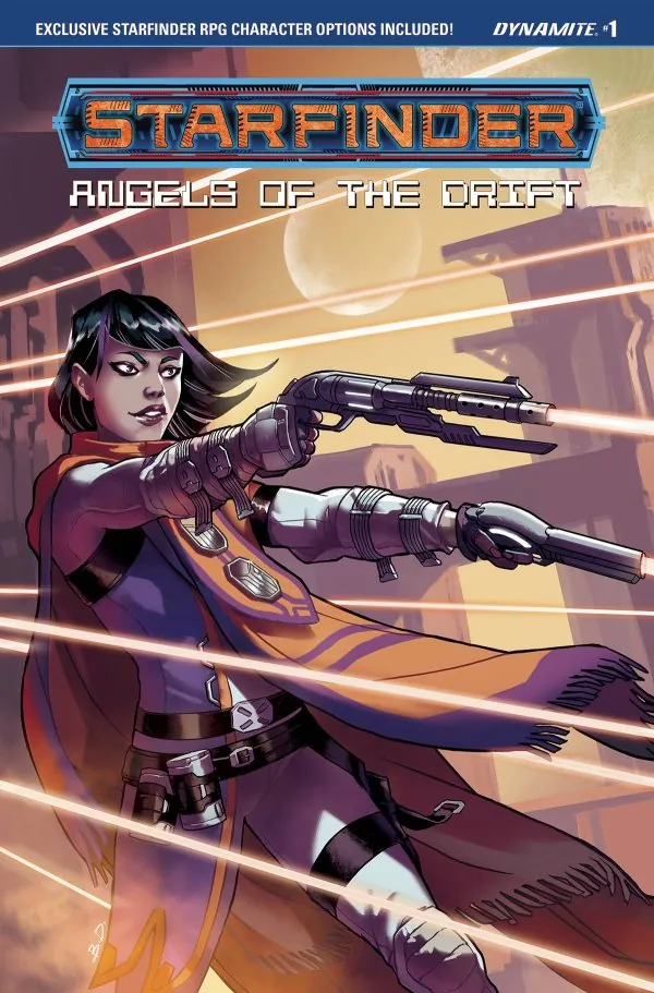 Starfinder: Angels of the Drift #1 — Cover A — Biagio d'Alessandro; related B&W 1:10 and virgin 1:25 editions