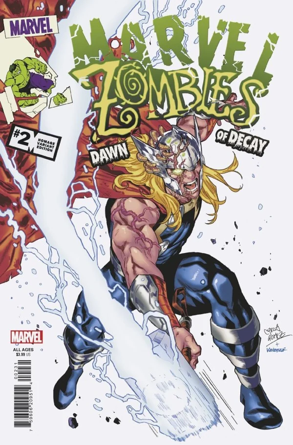 Marvel Zombies: Dawn of Decay #2 — Carlos Gómez Homage Variant