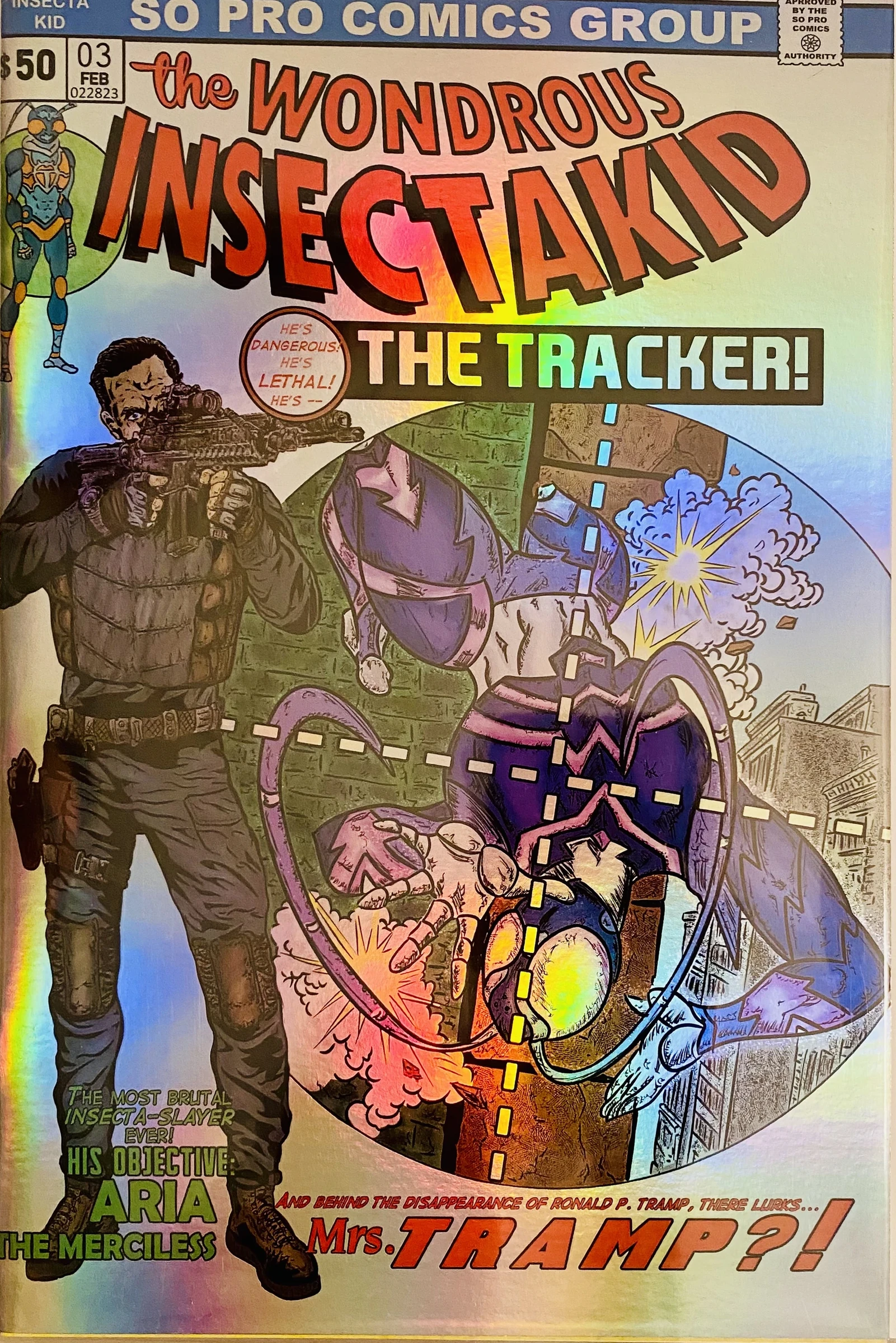 Insectakid #3 — The Wondrous Insectakid — ASM #129 homage