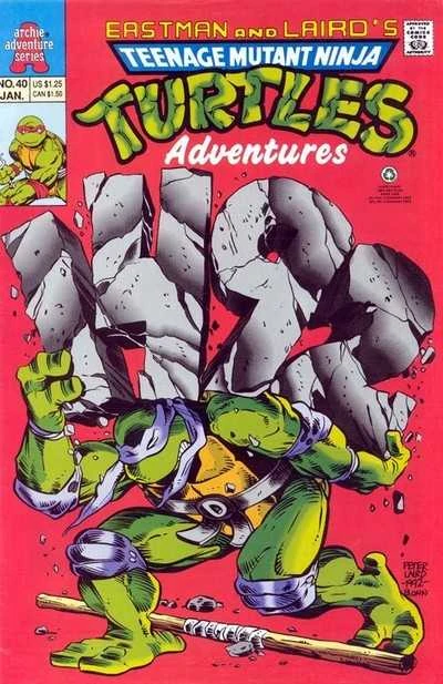 Teenage Mutant Ninja Turtles Adventures #40 — Standard cover