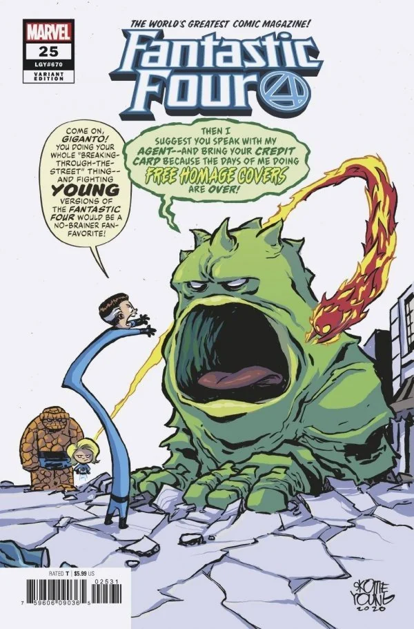 Fantastic Four #25 — Skottie Young Variant