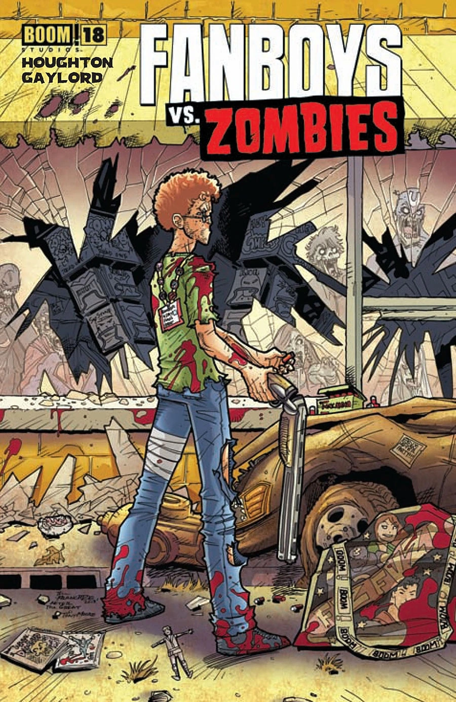 Fanboys vs. Zombies #18 — Standard cover, cover by Jerry Gaylord; Gabriel Cassata (colors)