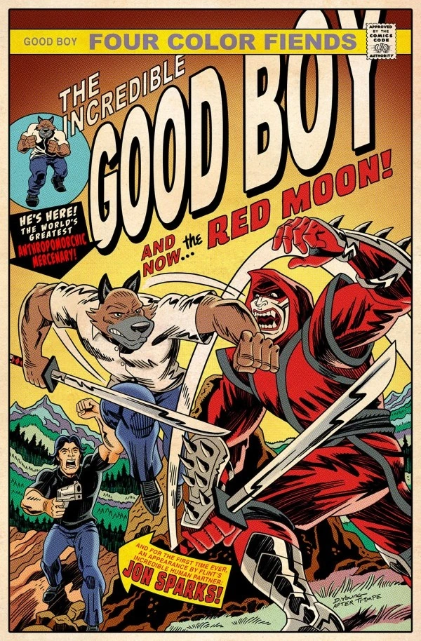Good Boy: Red Moon Over Kyoto #1 — Cover C Darryl Young Incredible Hulk 181 Homage Chromium Variant, cover by Darryl Young