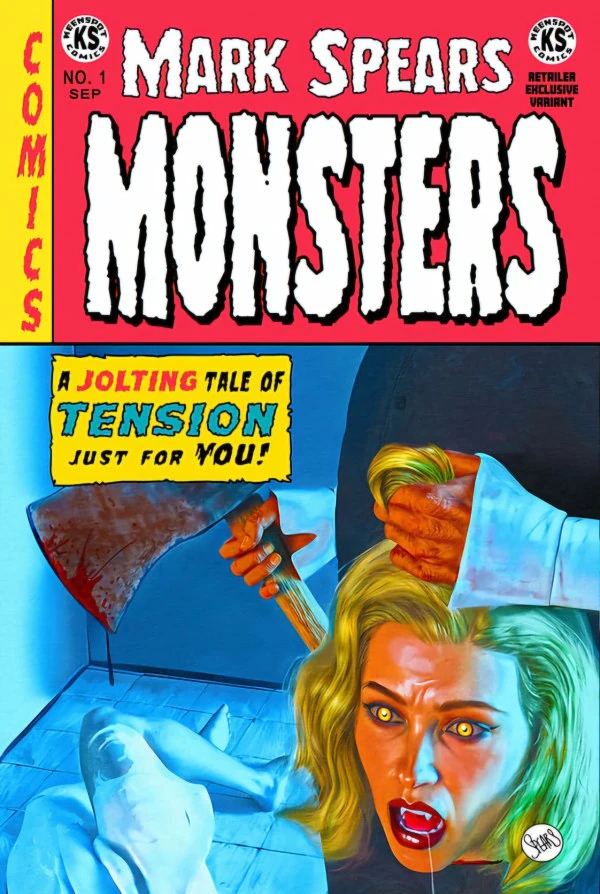 Mark Spears Monsters #1 — Nirvana Comics Mark Spears EC Comics Homage Variant