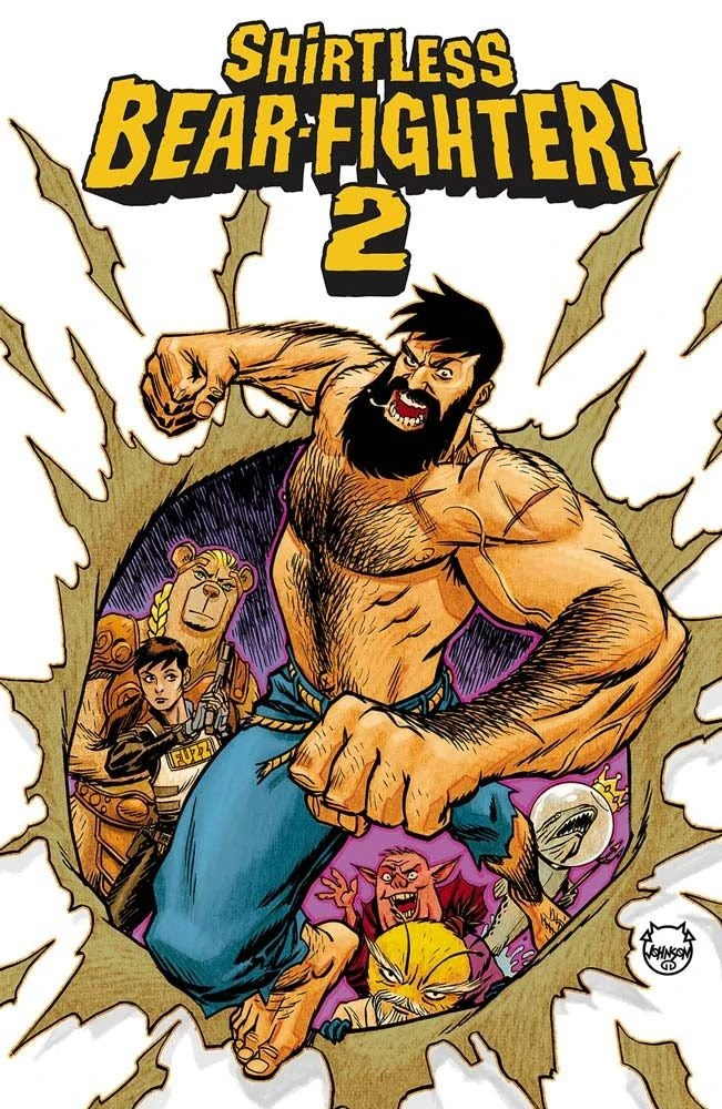 Shirtless Bear-Fighter! 2 #1 — Cover A (Dave Johnson)