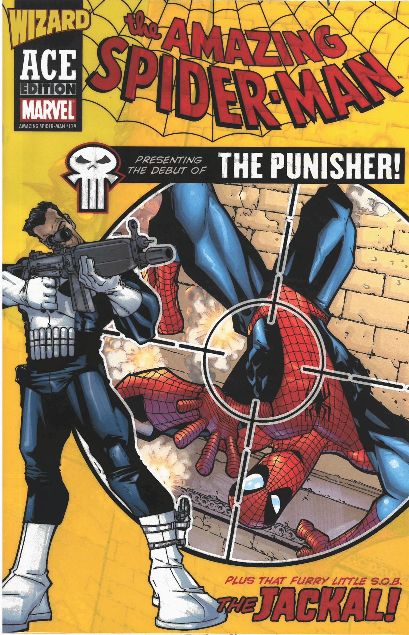Wizard Ace Edition: Amazing Spider-Man #129 — Acetate overlay edition