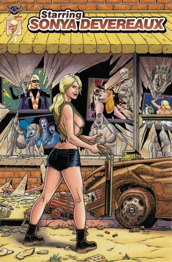 Starring Sonya Devereaux #1 — Cover B horror homage subscription cover, cover by Brendon Fraim; Brian Fraim