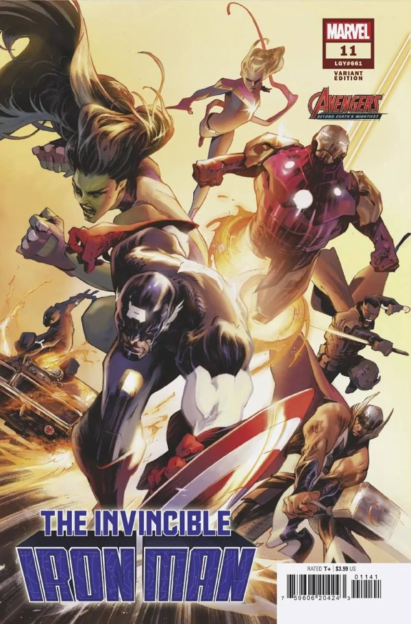 The Invincible Iron Man #11 — Lozano Avengers 60th Anniversary Variant