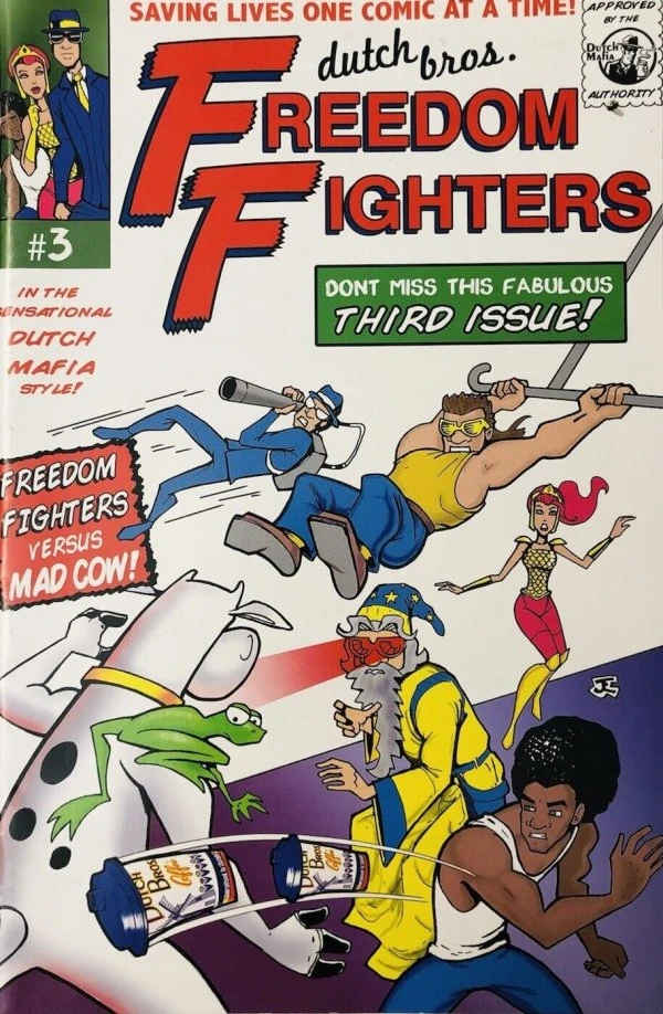 Dutch Bros. Freedom Fighters #3 — Standard cover