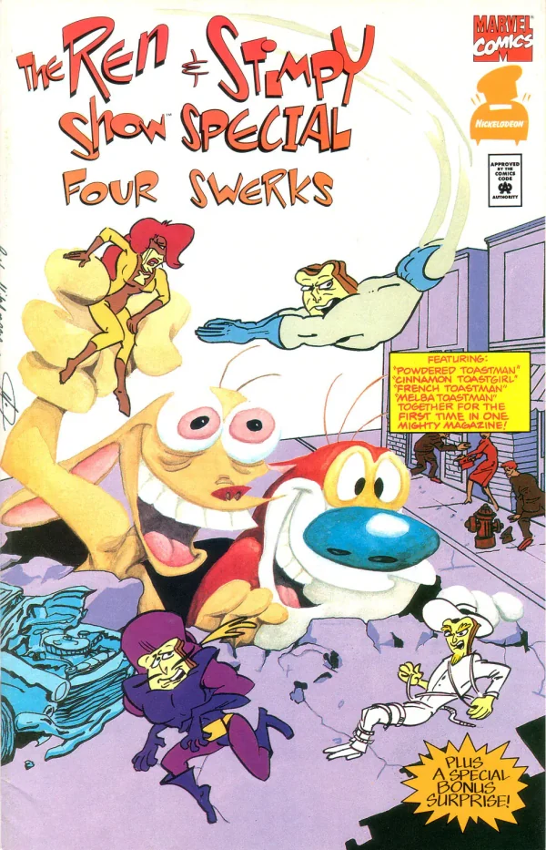 The Ren & Stimpy Show Special: Four Swerks #1 — Standard cover