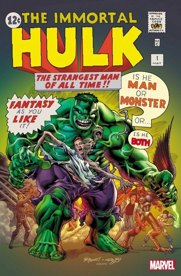 The Immortal Hulk #33 — Joe Bennett Variant, cover by Joe Bennett